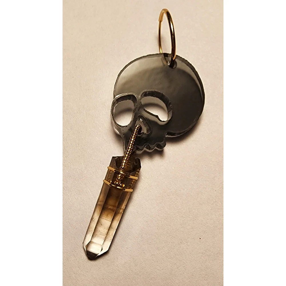 14kGold☠️Skull Earrings - Picture 4 of 10